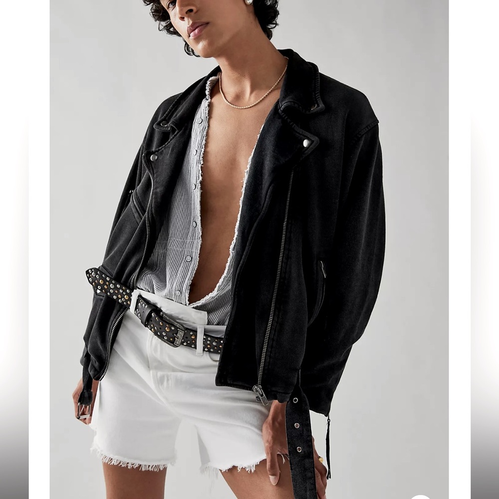 NWT We the Free Rebel Rebel Moto Jacket SZ L